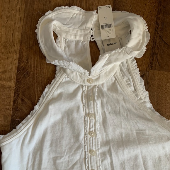 🆕 Maeve Collared Halter Ruffled Tunic - Picture 7 of 14